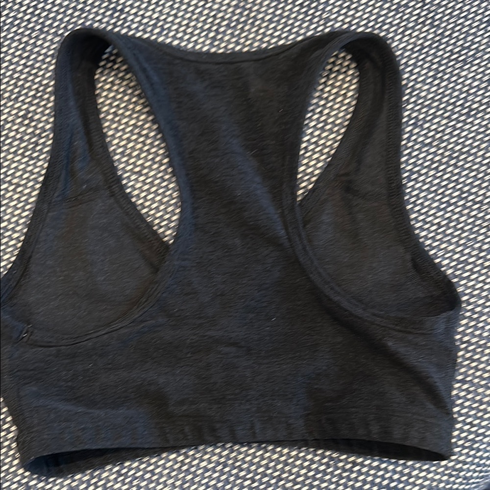 Beyond Yoga Black Racerback Sports Bra - Picture 2 of 2